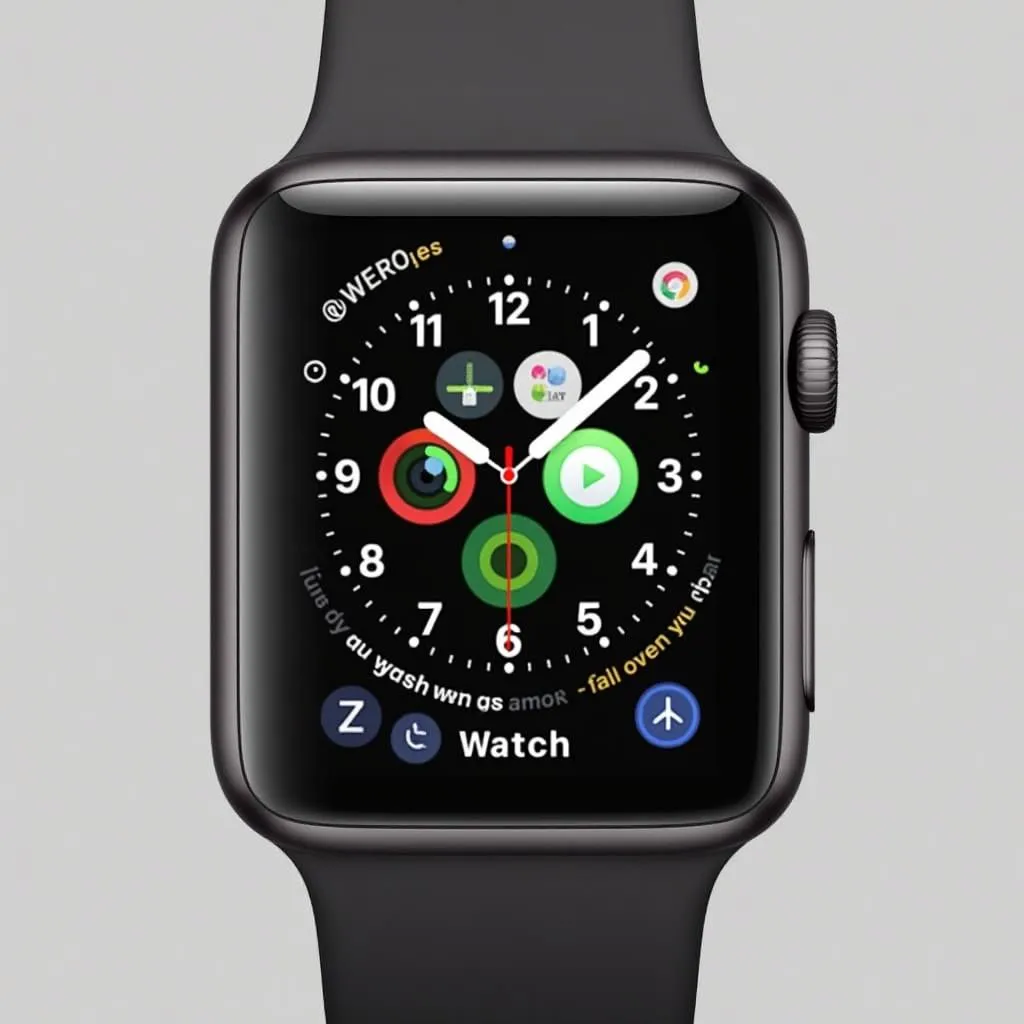 Màn hình Retina sắc nét của Apple Watch S5 LTE 44mm viền nhôm dây cao su