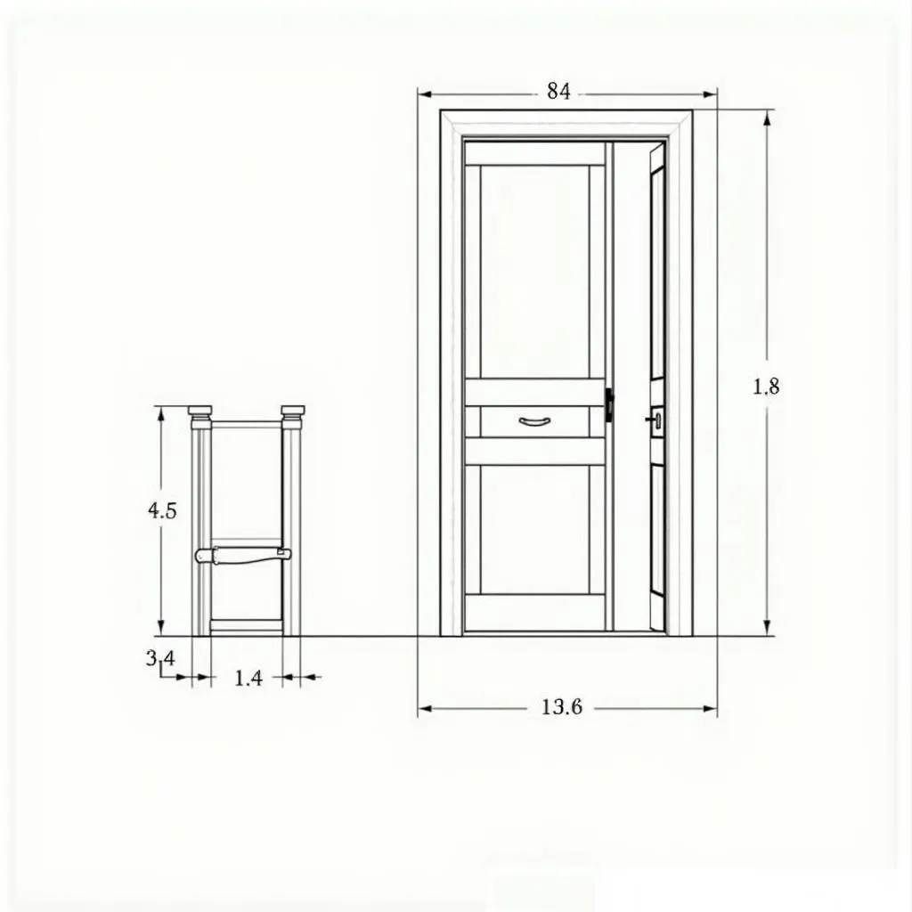 Bản vẽ CAD cửa nhôm