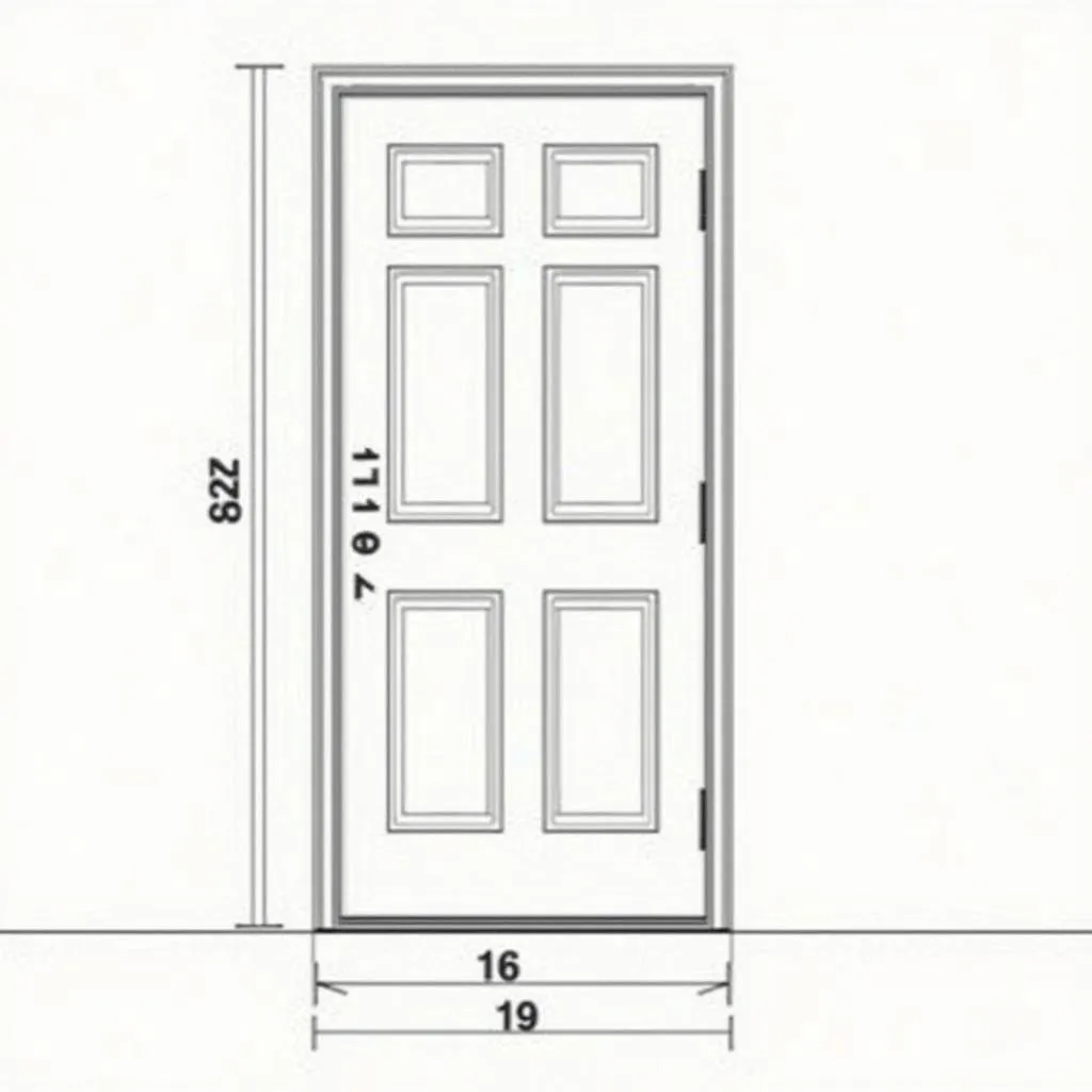 Bản vẽ chi tiết cửa nhôm 4 cánh