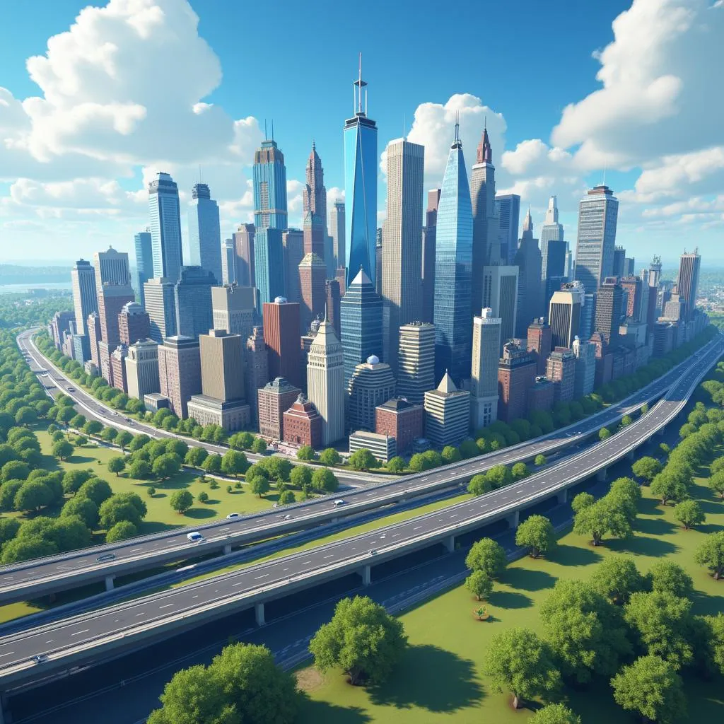 Game xây dựng thành phố Cities Skylines trên PC