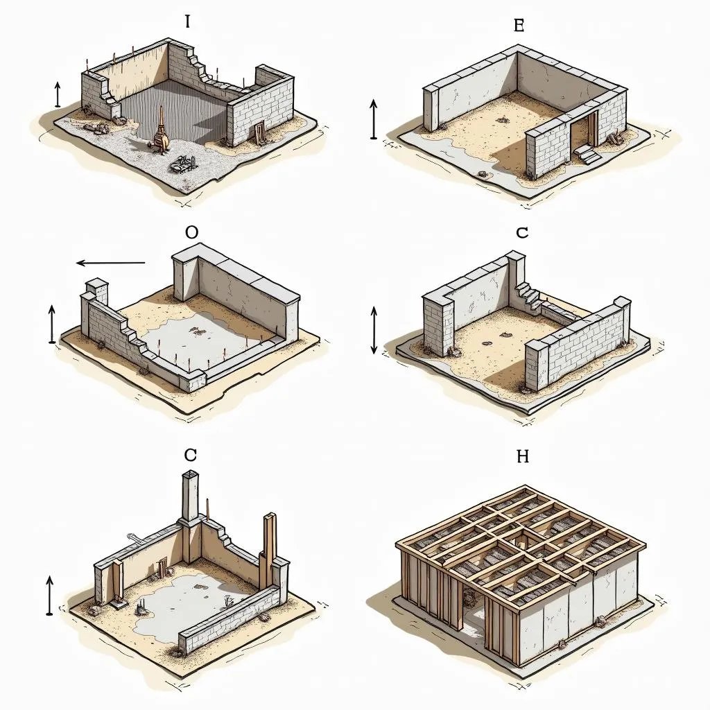 Công đoạn xây dựng phần thô