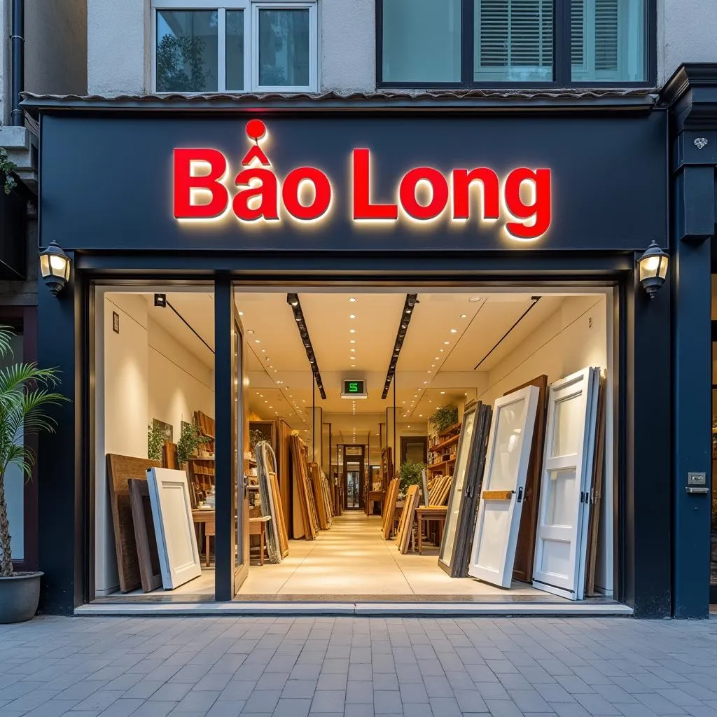 Cửa hàng Bảo Long hiện đại