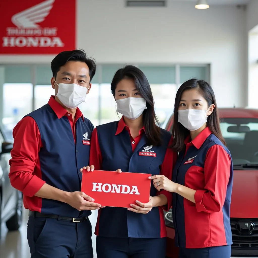 Cửa hàng Honda Thắng Lợi Đông Anh đội ngũ nhân viên chuyên nghiệp