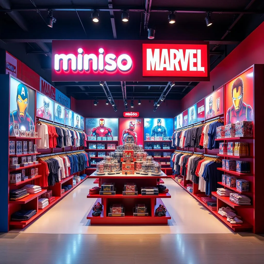 Cửa hàng Miniso Marvel Hà Nội