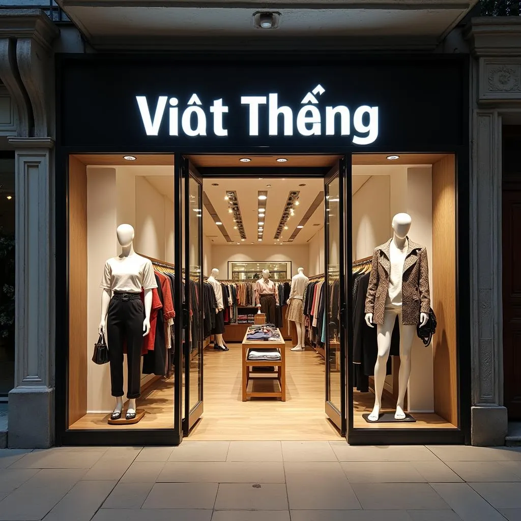 Cửa hàng thời trang Việt Thắng Hà Nội