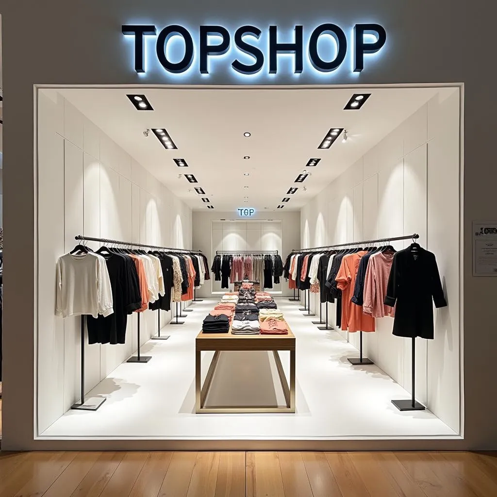 Cửa hàng Topshop TPHCM nổi bật với phong cách hiện đại