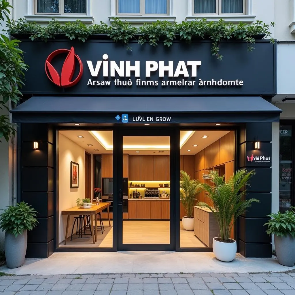 Mặt tiền cửa hàng Vinh Phát