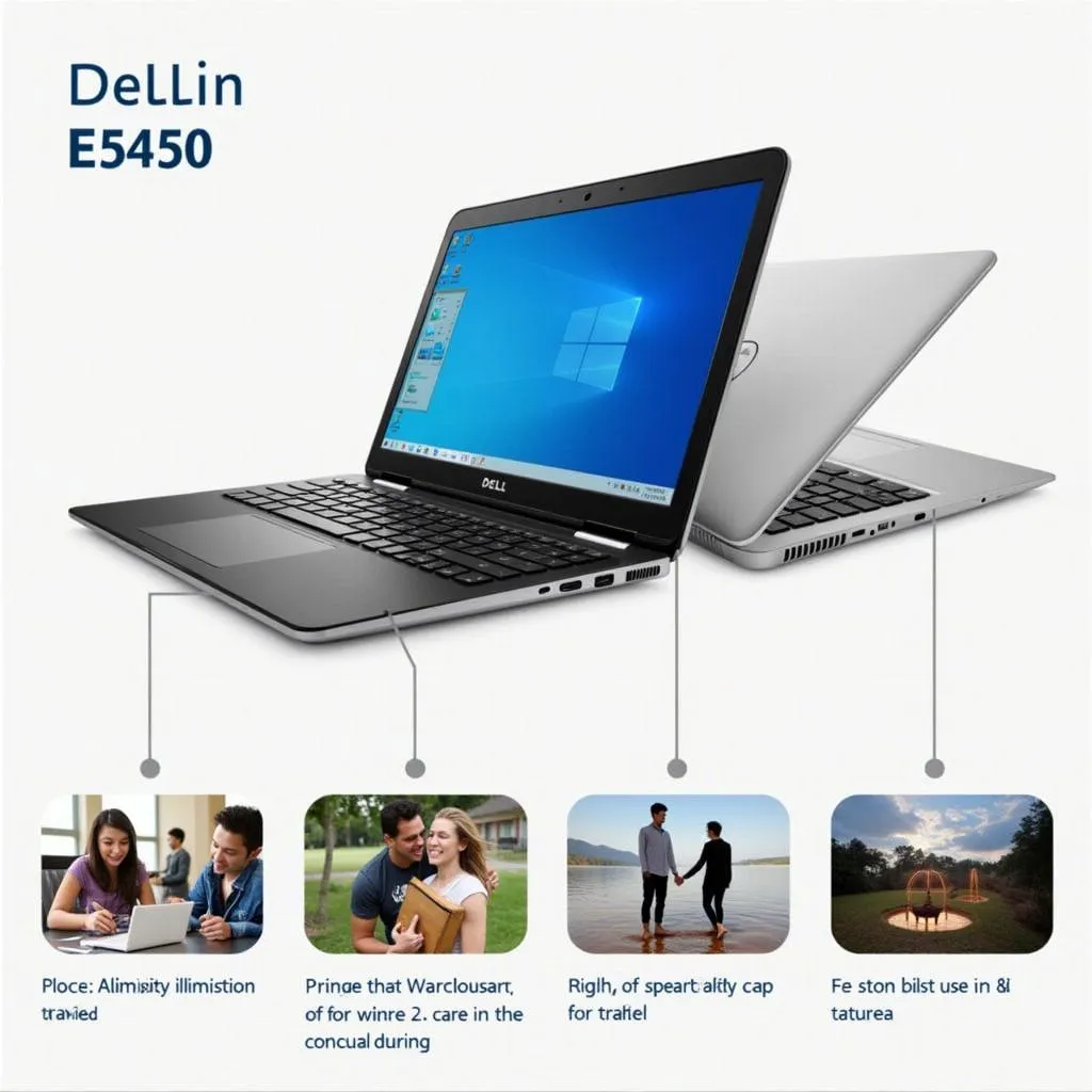 Laptop Dell E5450 vỏ nhôm bền bỉ