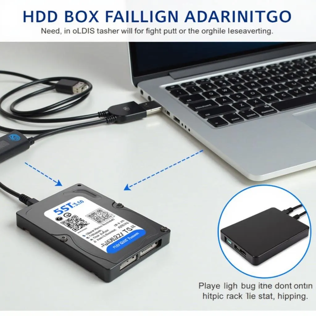 HDD Box 2.5 SATA Nhôm USB 3.0 công nghệ hiện đại