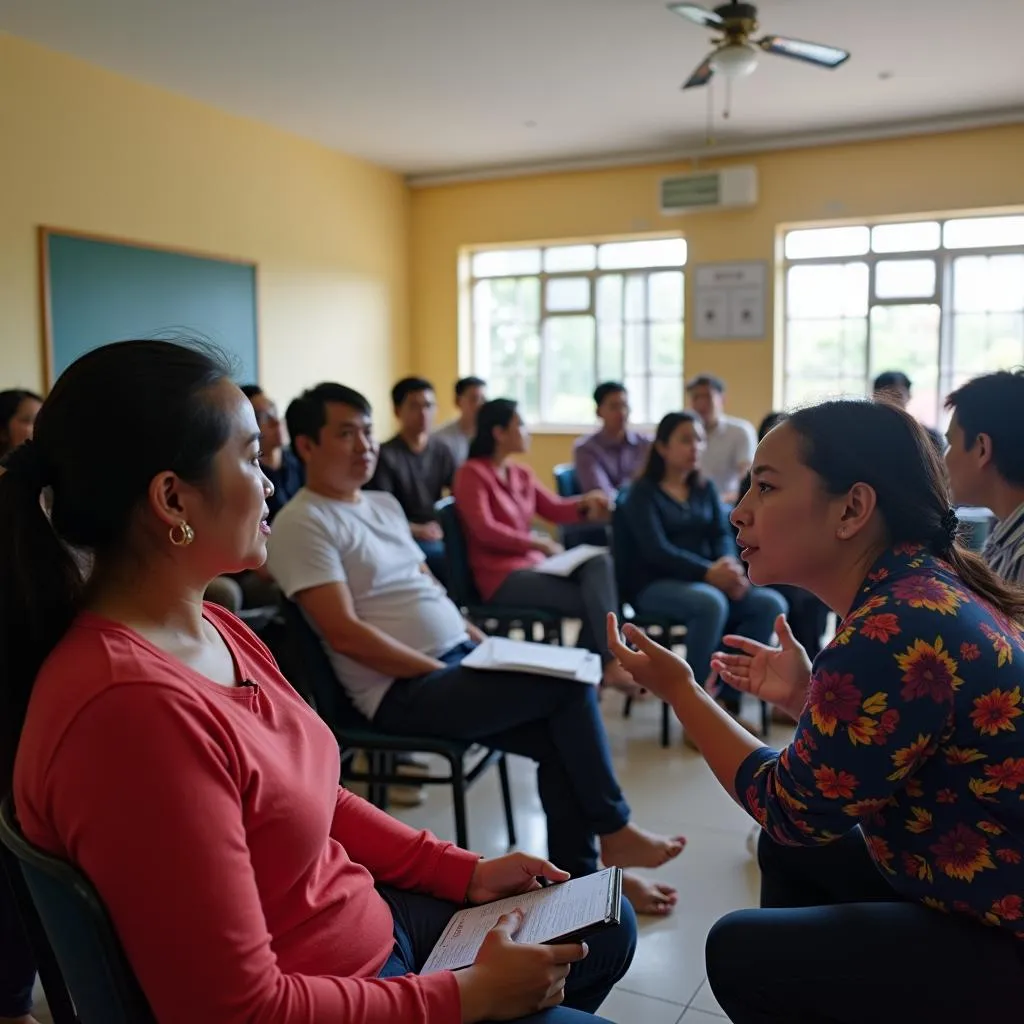 Người dân tham gia giám sát xây dựng Đảng