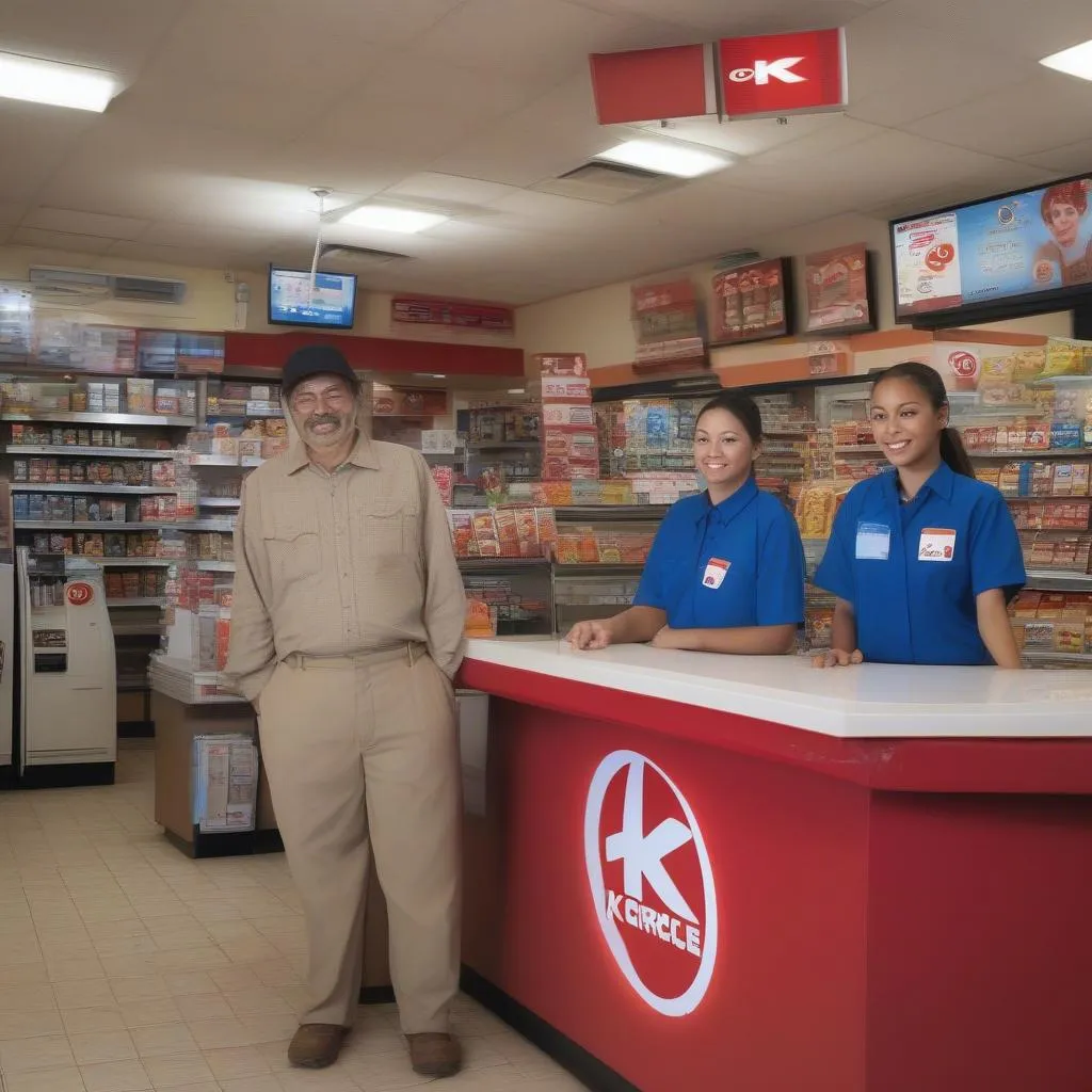 Nhân viên Circle K chuyên nghiệp