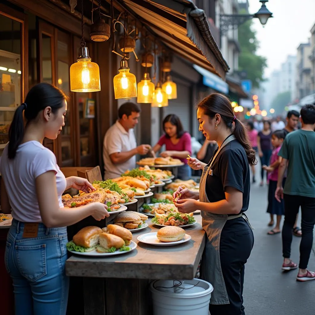 Quán ăn bình dân ở Hà Nội