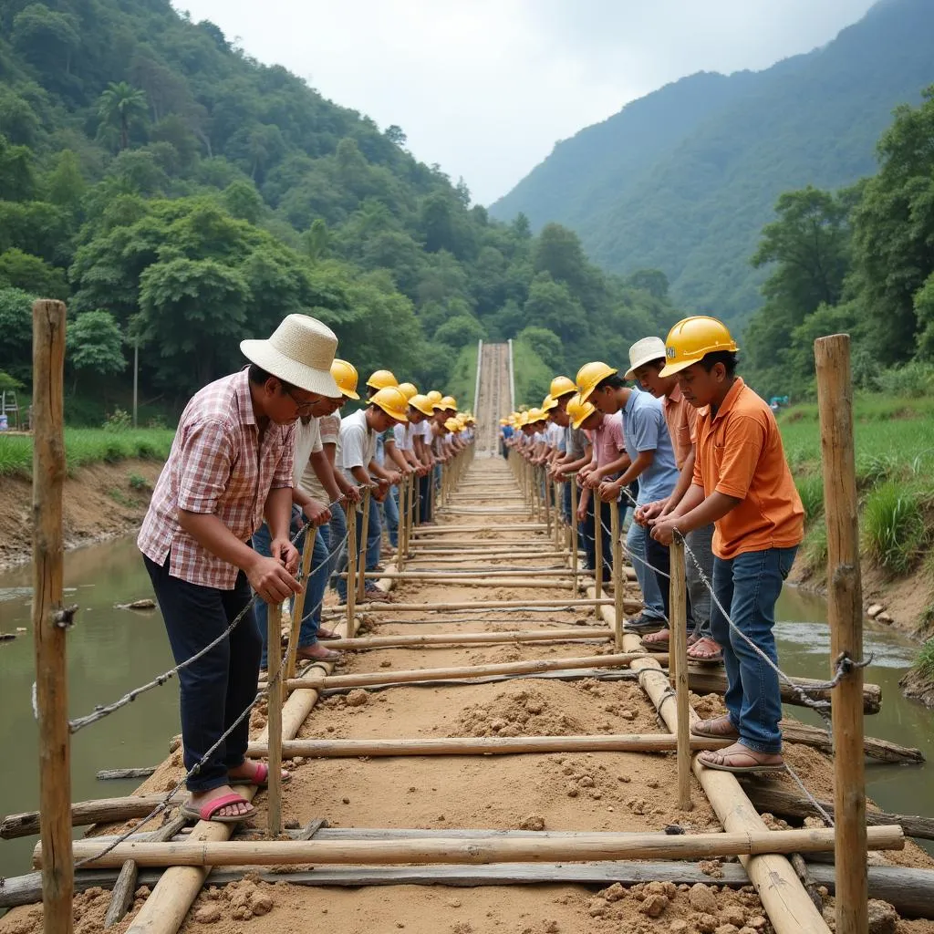 Xây dựng cầu đường MTTQVN - Cộng đồng tham gia