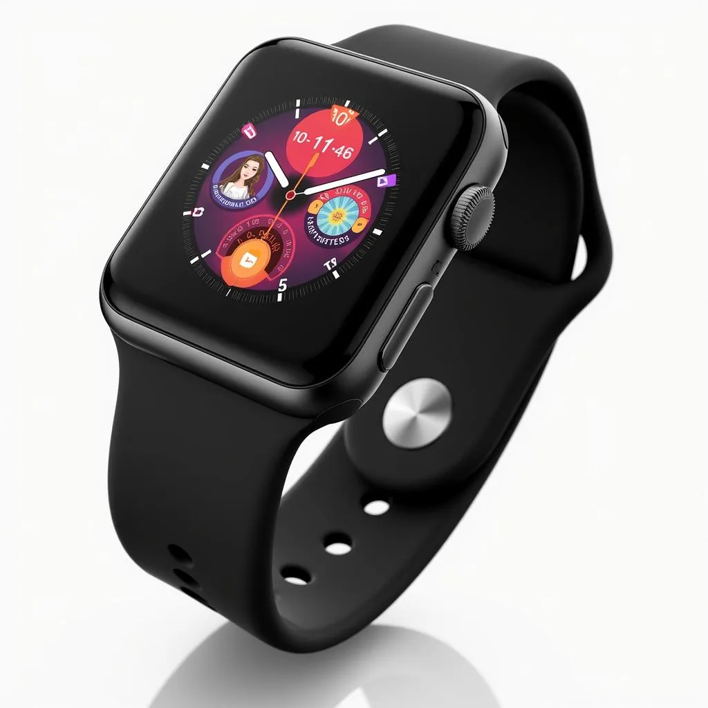 Apple Watch S3 GPS 42mm viền nhôm dây cao su - Thiết kế