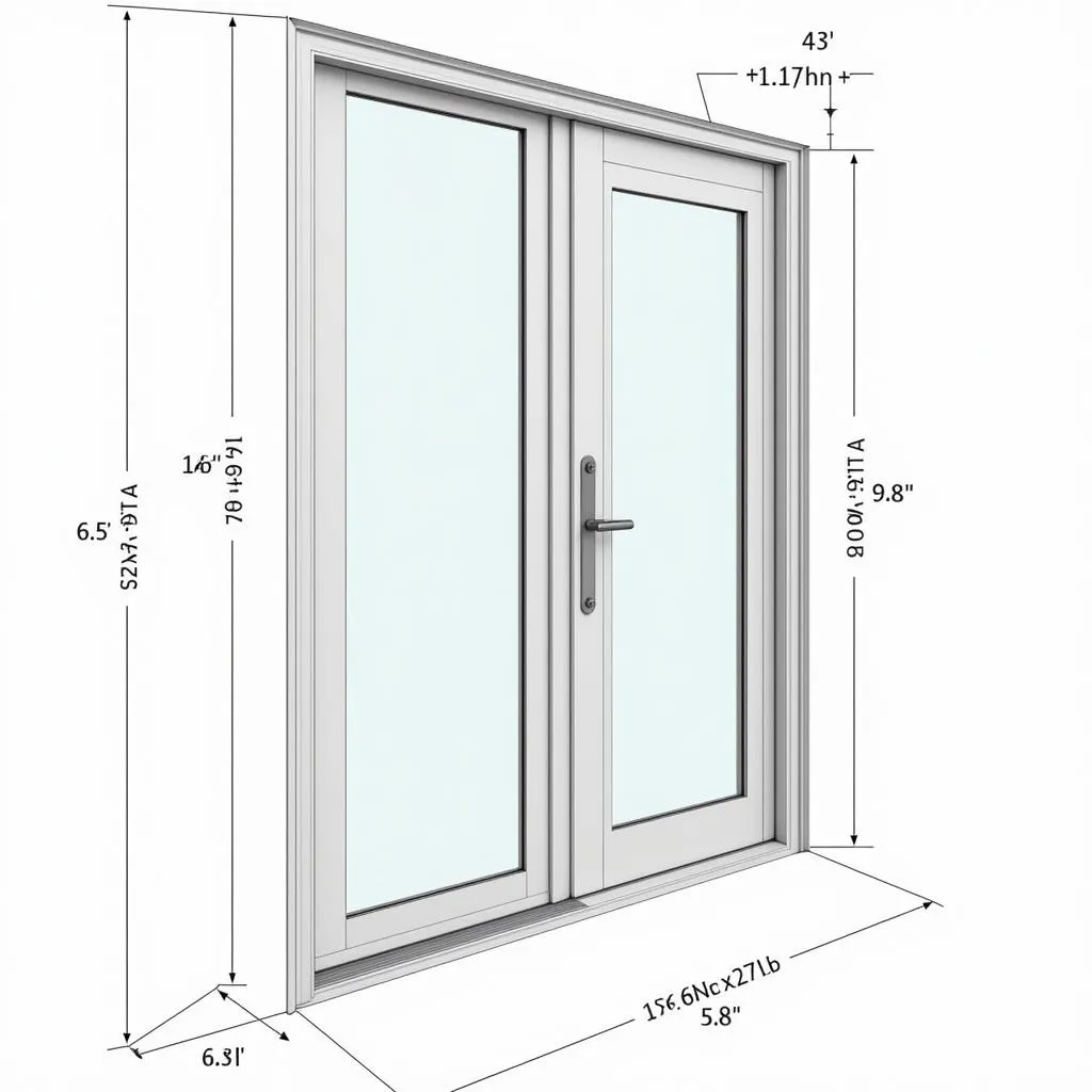 Bản vẽ cửa nhôm kính hiện đại