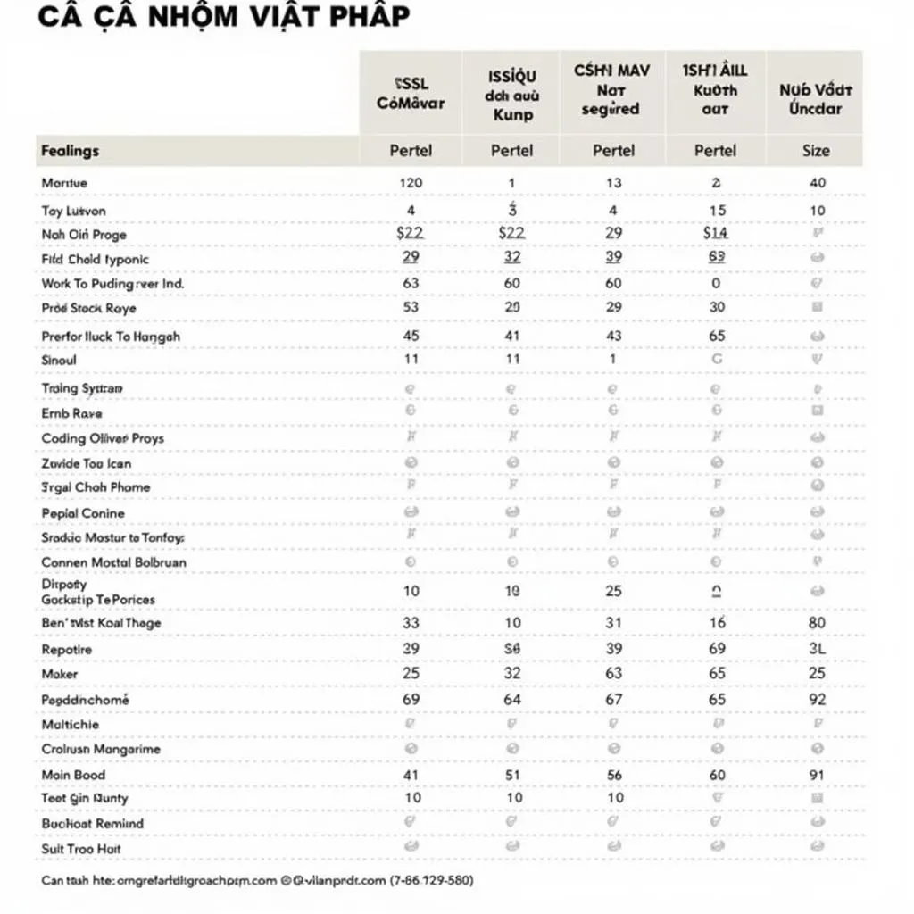 Bảng Giá Cửa Cửa Nhôm Việt Pháp