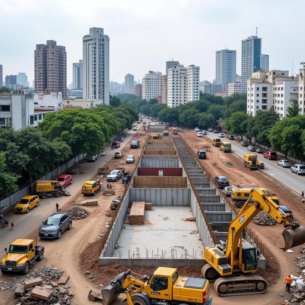 Công trình xây dựng tại Hà Nội