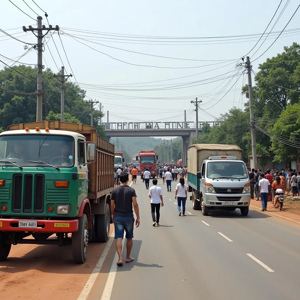 Cửa khẩu Bờ Y Ngã Ba Đông Dương