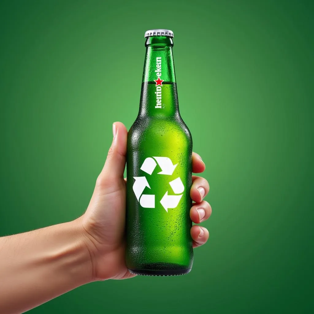 Heineken chai nhôm bảo vệ môi trường