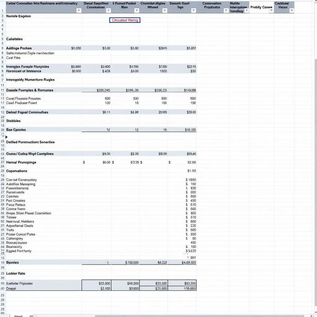 Lập Dự Toán Xây Dựng Bằng Excel