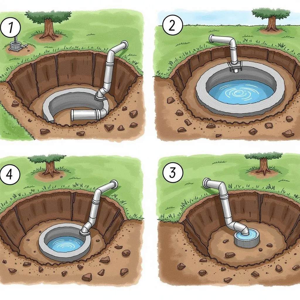 xây dựng hầm cầu tự hoại