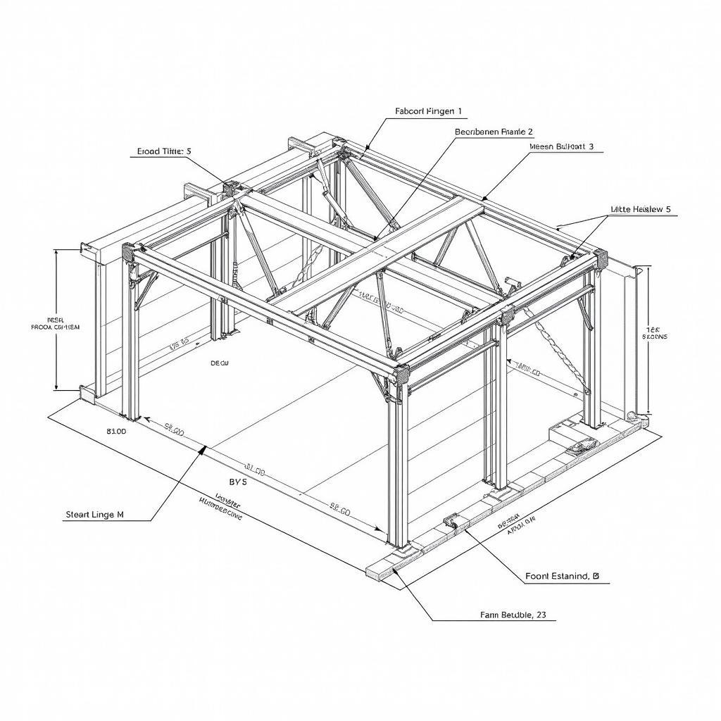 Bản vẽ kết cấu công trình thép