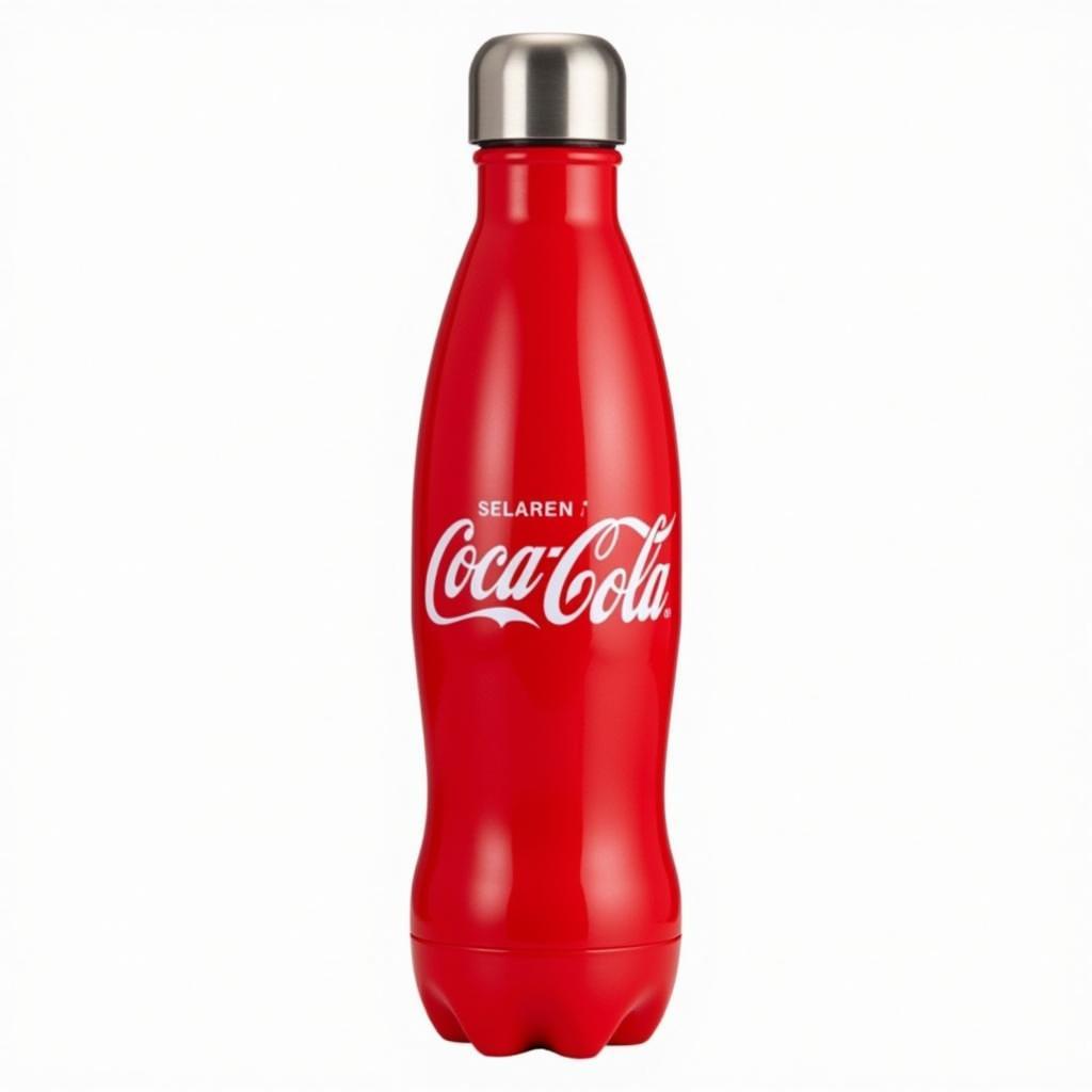 Bình nước nhôm Cocacola màu đỏ