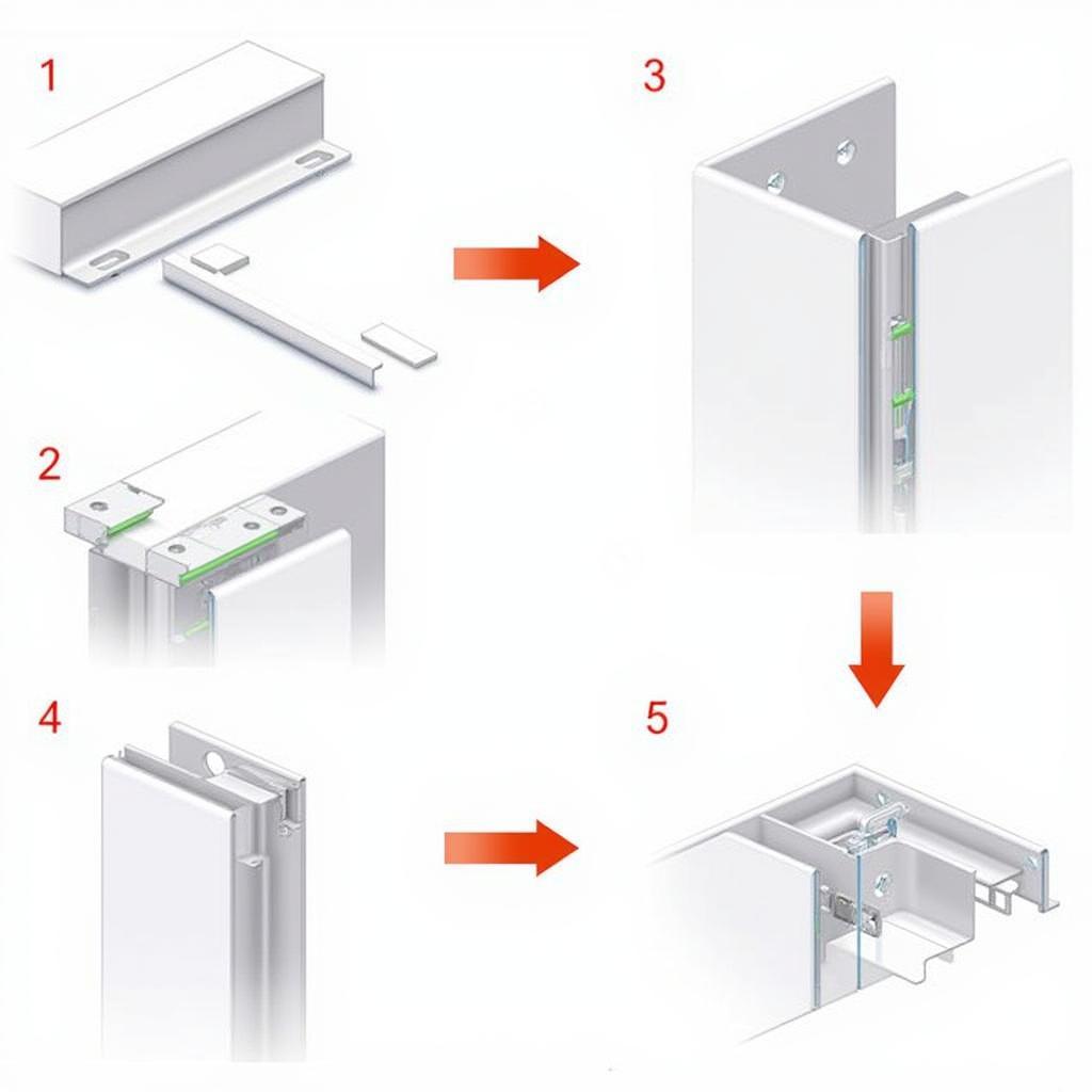 Các bước lắp ráp nhôm định hình