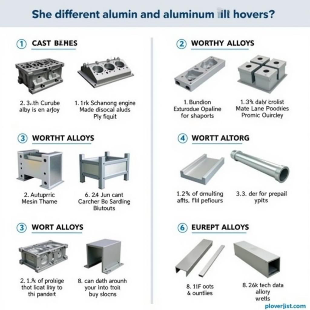 Các loại hợp kim chứa nhôm phân loại