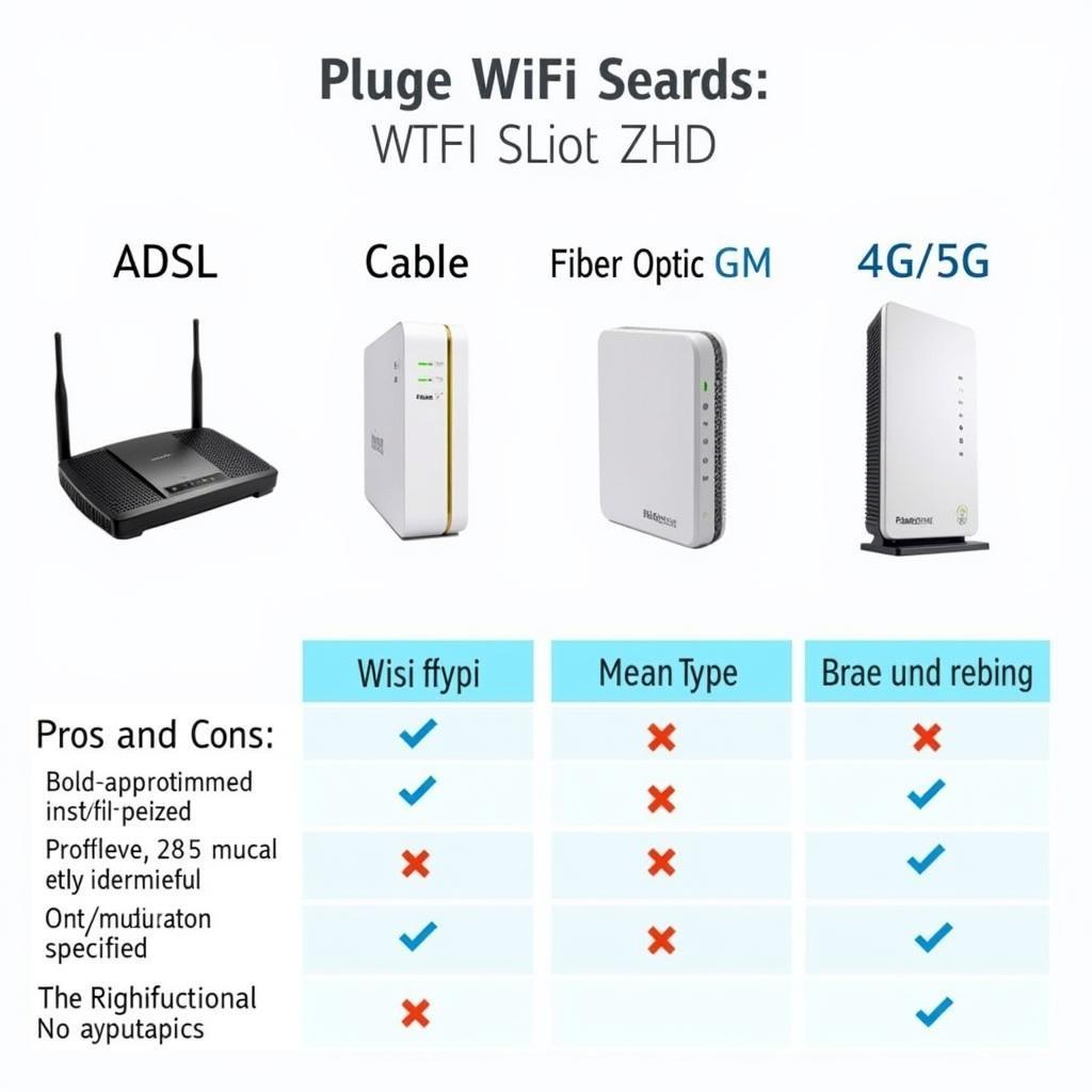 Các loại modem wifi phổ biến