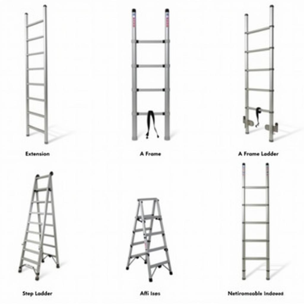 Các loại thang nhôm phổ biến