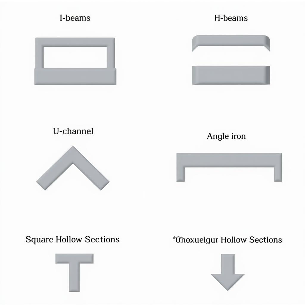 Các loại thép hình phổ biến