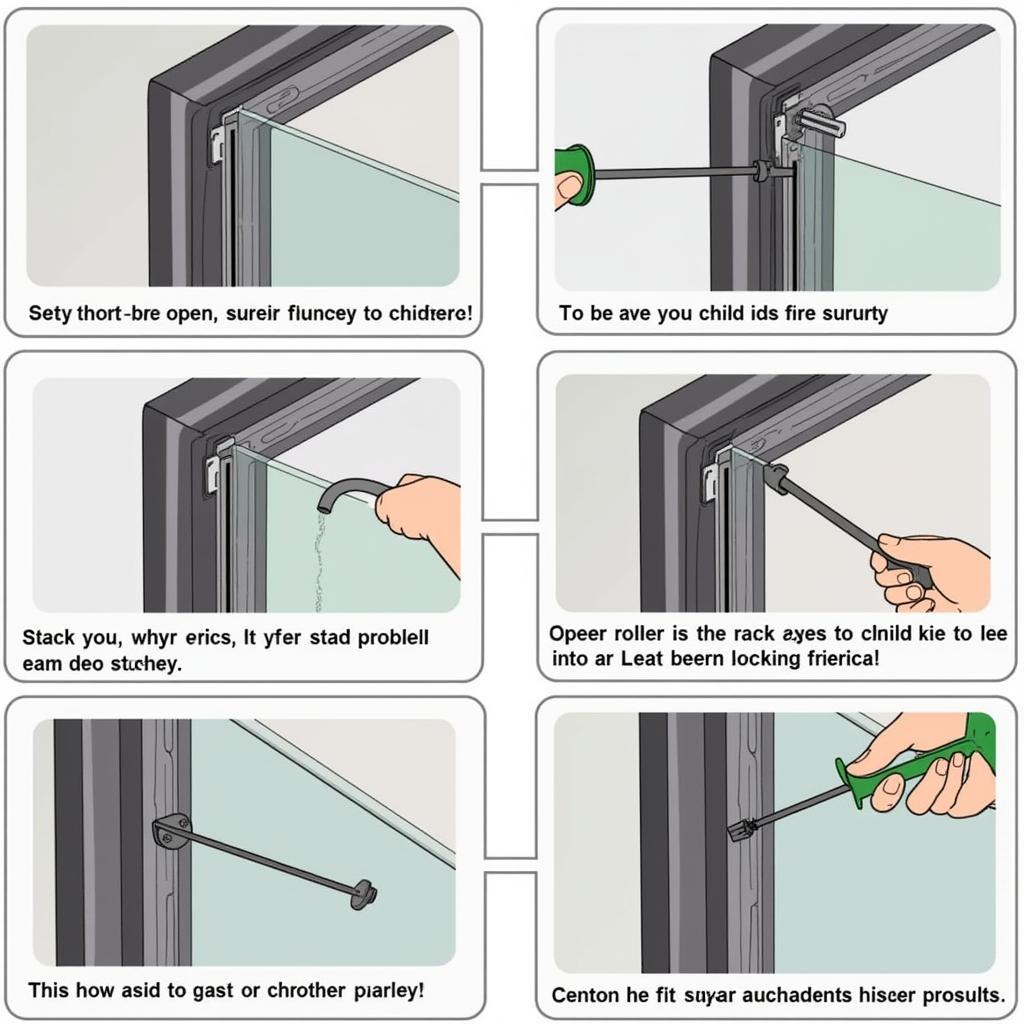 Cách mở cửa nhôm kính bị kẹt