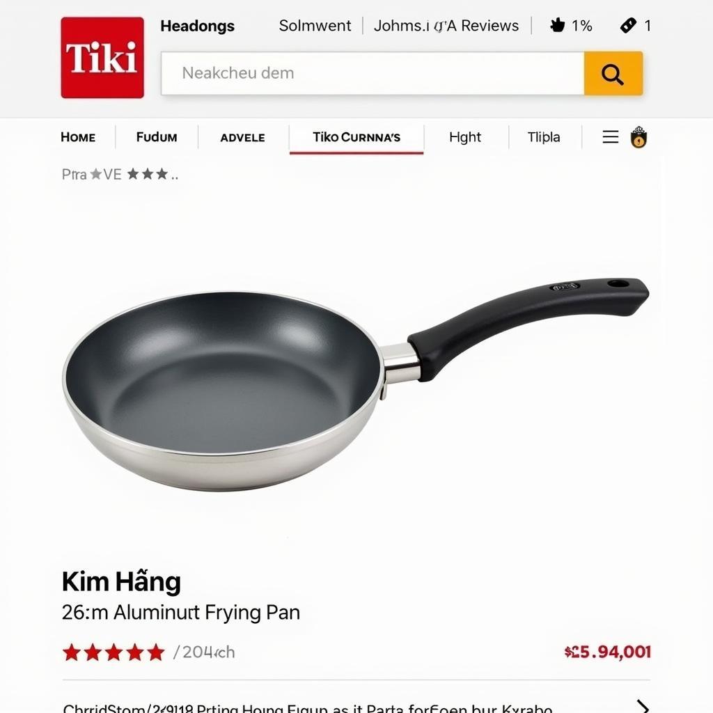 Chảo nhôm Kim Hằng 26cm trên Tiki