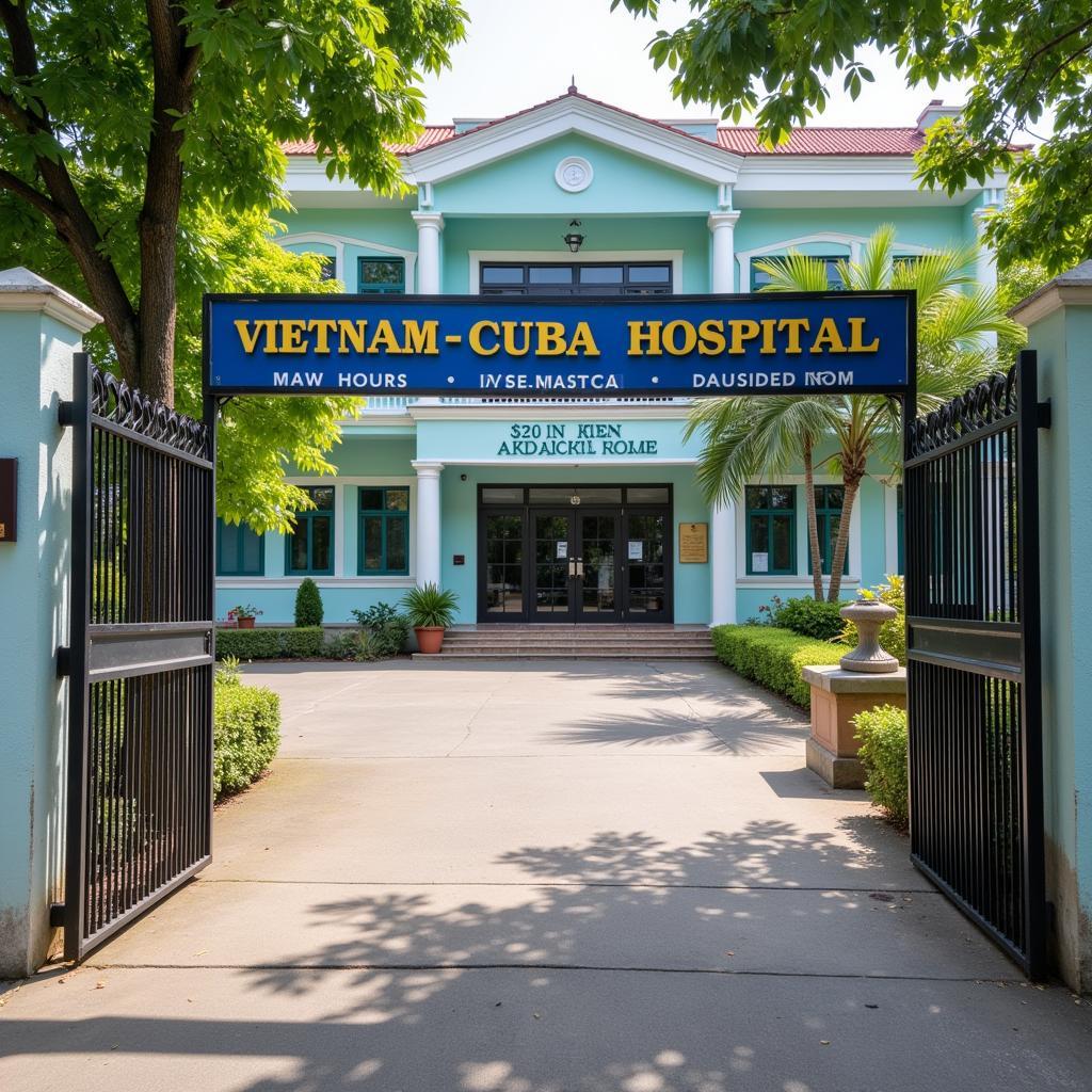 Giờ Mở Cửa Bệnh Viện Việt Nam - Cuba