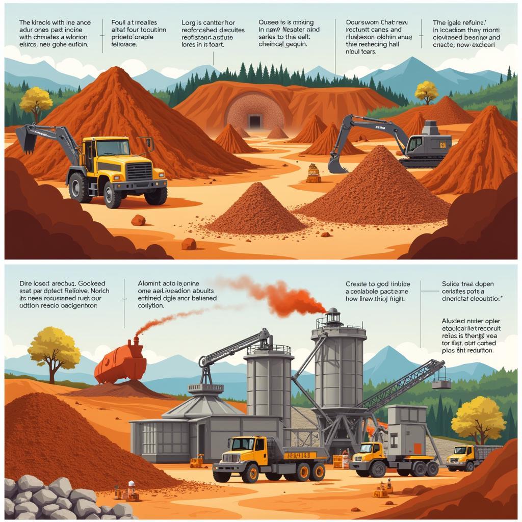 Khai thác và tinh luyện bauxite