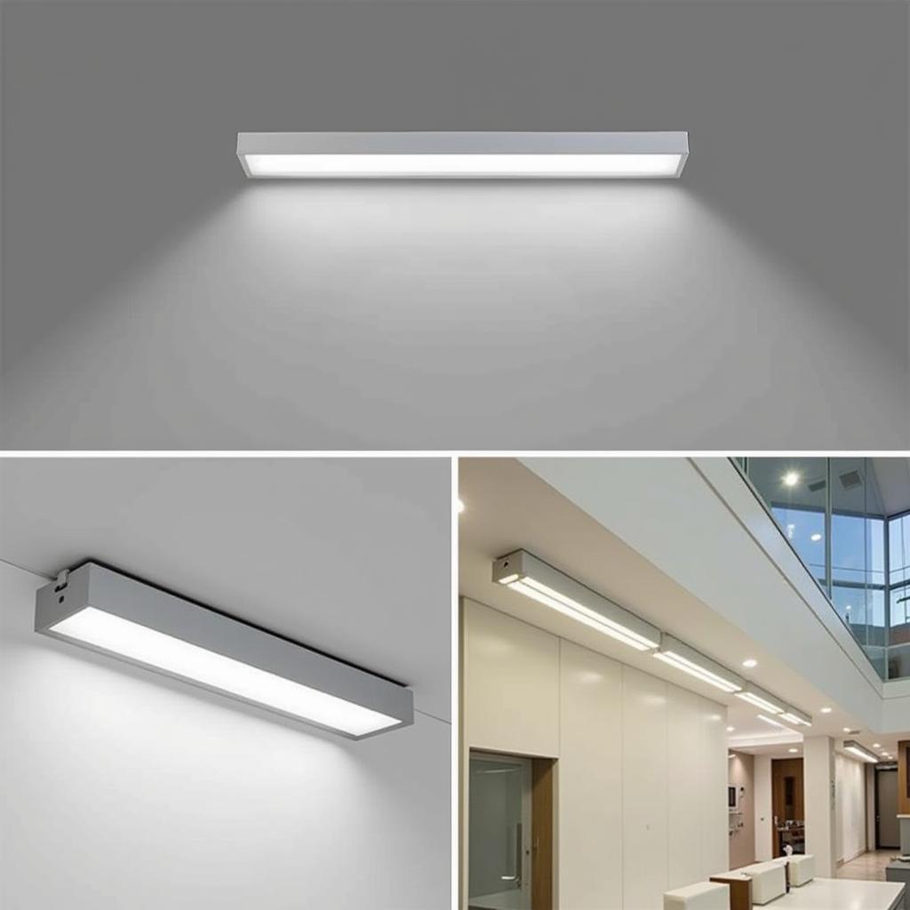 Ứng dụng thực tế của đèn LED thanh nhôm 1m trong chiếu sáng nội thất