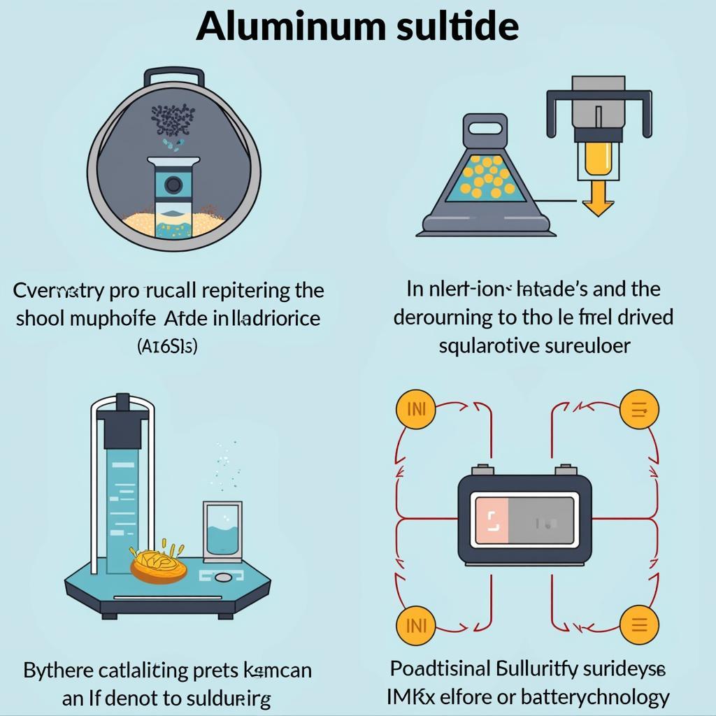 Ứng dụng của nhôm sunfua Al₂S₃