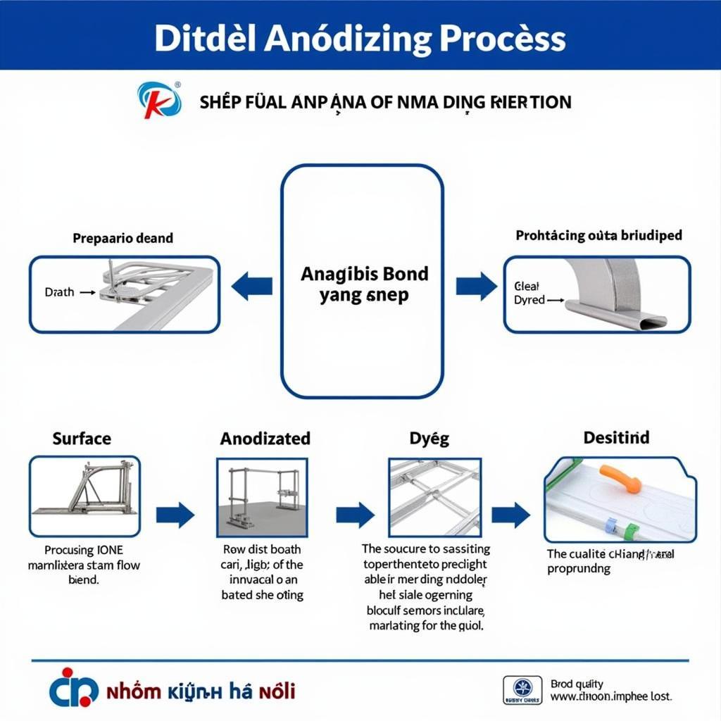 Quy trình dịch vụ anode nhôm tại Nhôm Kính Hà Nội