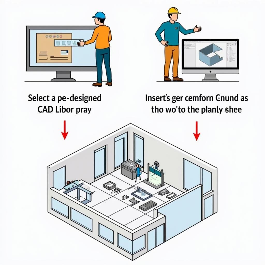 Sử dụng thư viện CAD