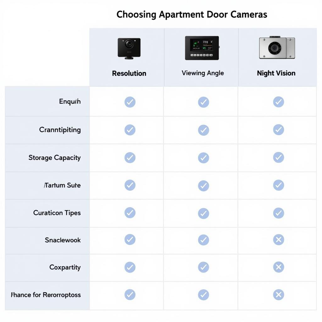 Tiêu chí lựa chọn camera cửa chung cư