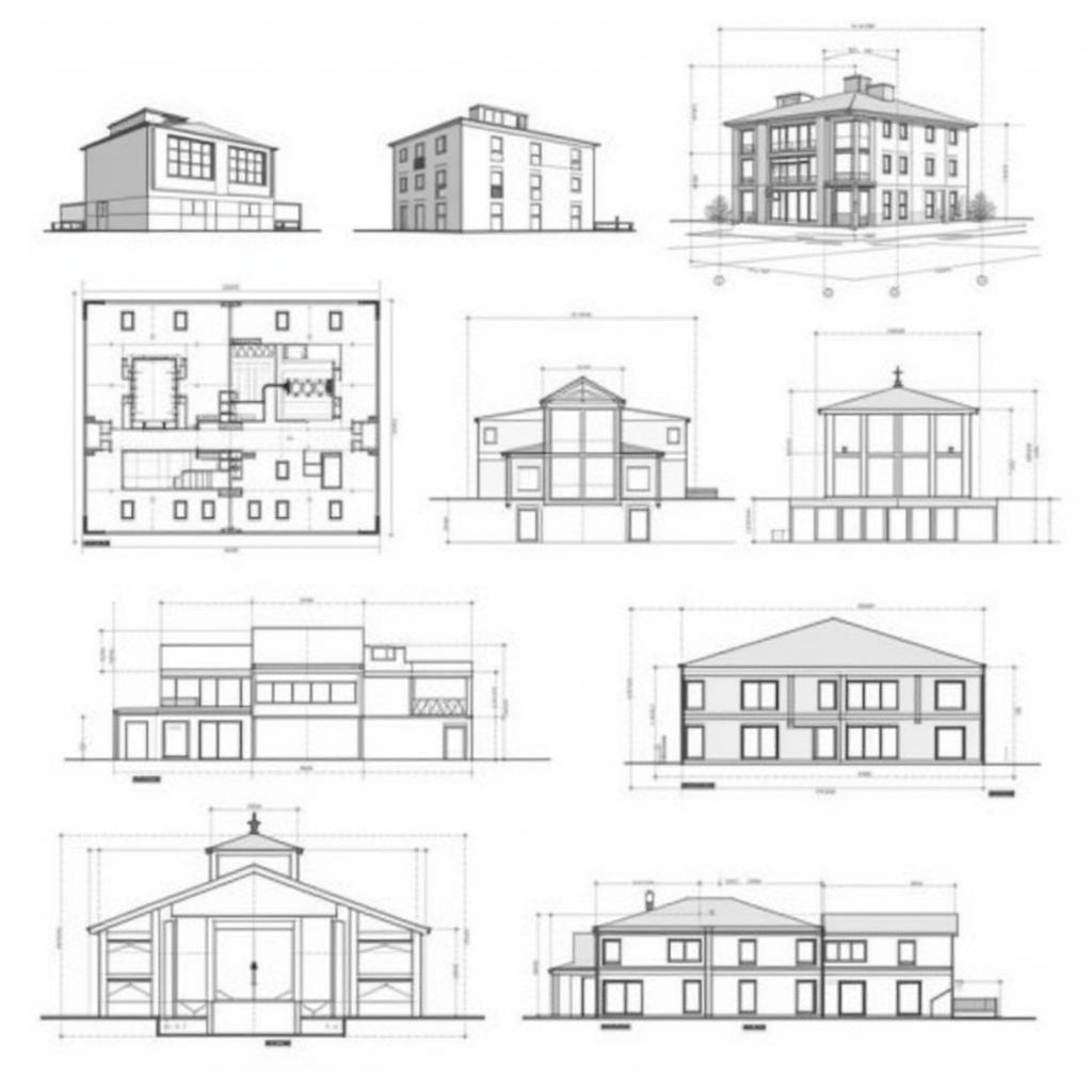 Hình ảnh về vẽ kỹ thuật đại học xây dựng